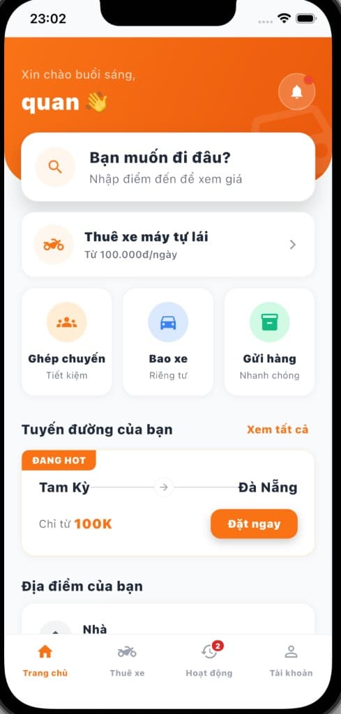 App vugiataxi